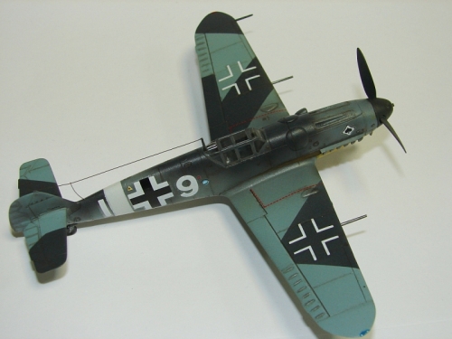 7249     З.     Немецкий истребитель "Мессершмитт"  Bf.109G-6.