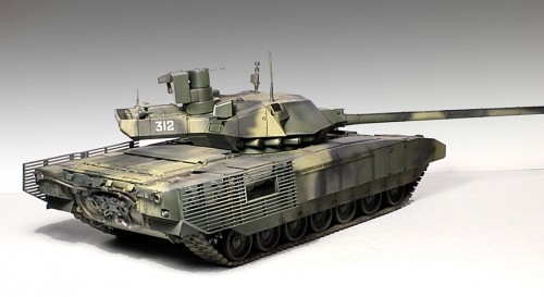 2029    Ta.   Российский основной боевой танк T-14 "Aрмата".