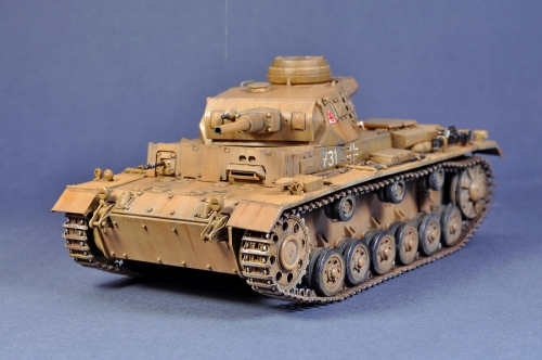 9032     Д.     Немецкий танк PzKpfw. III  Ausf. G. Африканский корпус.