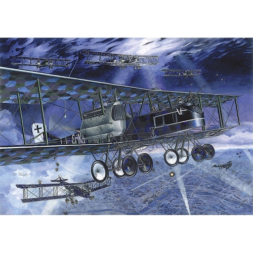 016   R.  Немецкий стратегический бомбардировщик  "Гота" G.V 1916 г.
