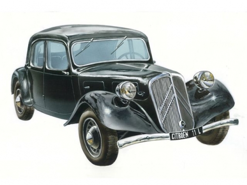 80159     Н.    Французский автомобиль Citroen 11 CV.
