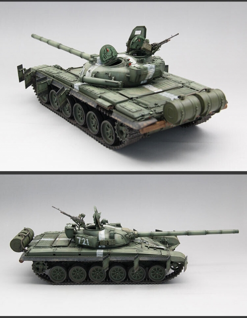35A052     AH.    Советский основной боевой танк Т-72 "УРАЛ" с полным интерьером.