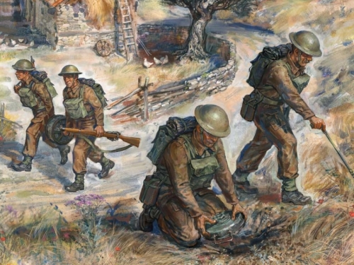 6219  З.  Британские саперы 1939-1942 г. (4 шт)