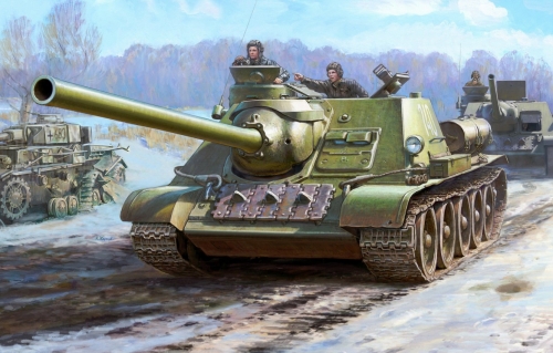 3688      З.      Советский истребитель танков "СУ-100"