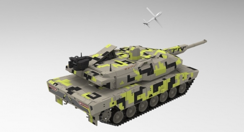 35A047     AH.    Немецкий основной боевой танк KF-51 Panther.