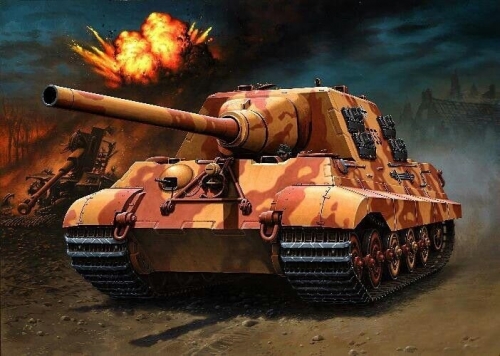 03033    RE.    Немецкая самоходная артиллерийская установка Jagdtiger Sd.Kfz. 186.