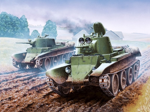 35112   В.   Советский танк БТ-7 обр. 1937 г. поздняя версия