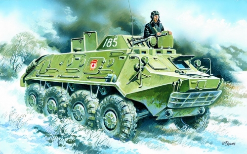 72911      IC.   	Советский бронетранспортер БТР-60 ПБ