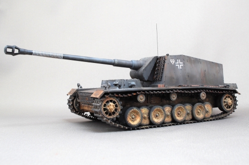 00350   Тр.  Немецкая САУ  12.8см SELBSTFAHRLAFETTE   L /61 STURER EMIL