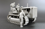 35225     МI.    "Американский трактор "CATERPILLAR" с лебедкой и экипажем 3 фигуры.                                                                                                                                                                           