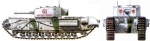 307243     М.     Английский танк Черчилль MK III . Серия: танки ленд-лиза