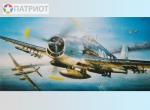 207266 М.  Палубный истребитель F6F "Хэллкэт", США, 1942г.