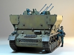 35101   T.   Немецкое самоходное зенитное орудие Flakpanzer IV Mobelwagen с 4-мя фигурами