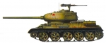 3318     Д.    Советский танк NVA T-34/85 M (с катками морская звезда)