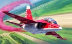 7316     З.    Российский пилотажный самолет "Як-130"