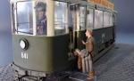 38009    Mi.   "Диорама"  Европейский трамвай  (StraBenbahn Triebwagen 641) с пассажирами и экипажем (10 фигур )