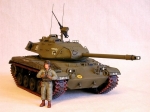 35055   Т.    Американский танк М41 Walker Bulldog и 3 фигуры.