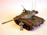 35055   Т.    Американский танк М41 Walker Bulldog и 3 фигуры.