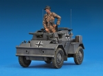 35074   Mi.   Британский разведывательный автомобиль Динго Mk.II с экипажем(2 фигуры) Pz.Kmpf. Mk.I 202(e)