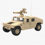 13250    Ак.   Американский автомобиль  M966 Hummer TOW  и 3 фигуры