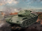 6238     З.     Советский средний танк Т-44
