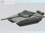 7400   З.   Советский основной боевой танк " Т-72Б "