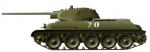 3503    МА.   Советский танк Т-34 с 57-мм противотанковой пушкой