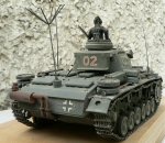 9018    Д.    Немецкий командирский танк Pzbflswg III Ausf. K Sd.Kfz. 267.