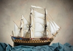 Г-115059   М.   Линейный корабль "Глория", Франция, 1776г.