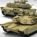 13298   Ак.   Американский танк "Абрамс" M1A2 SEP TUSKI/TUSKII/V2