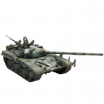 35A052     AH.    Советский основной боевой танк Т-72 "УРАЛ" с полным интерьером.