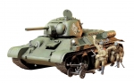 35149   Т.  Советский танк T 34/76 “ЧТЗ” версия (2 фигуры)  1 пулемет и противотанковое ружье
