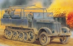 6562     Д.      Немецкий полугусеничный тягач SD.KFZ.7  8 т.