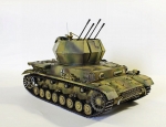 35233    T.    Немецкая зенитная установка Flakpanzer IV "Wirbelwind"и 4 фигуры.
