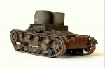 3542     З.     Советский танк   Т-26  обр. 1932 г. (двухбашенный)