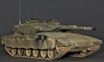 13267/1391     Ac.   Израильский основной боевой танк Merkava Mk.III.