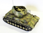 35233    T.    Немецкая зенитная установка Flakpanzer IV "Wirbelwind"и 4 фигуры.