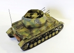 35233    T.    Немецкая зенитная установка Flakpanzer IV "Wirbelwind"и 4 фигуры.