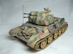 3570     МА.    Немецкая самоходная зенитная установка Flakpanzer T-34. 747(r).