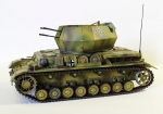 35233    T.    Немецкая зенитная установка Flakpanzer IV "Wirbelwind"и 4 фигуры.