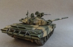 35A050      AH.     Российский основной боевой танк  Т-90 А с полным интерьером.