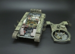 35A052     AH.    Советский основной боевой танк Т-72 "УРАЛ" с полным интерьером.