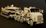 85502    HB.   Американский седельный тягач M1070 и полуприцеп M1000.