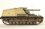 6150     Д.    Немецкая САУ SD.KFZ. 165 ХУМЕЛЬ (первая модификация).