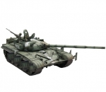 35A052     AH.    Советский основной боевой танк Т-72 "УРАЛ" с полным интерьером.