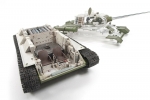 35S55    AF.   Советский танк T-34/85. Moдель 1944 г. Завод No.183. с полной внутренней деталировкой (возможен вариант с прозрачным корпусом и башней).