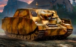 6244     З.     Немецкая самоходно-артиллерийская установка "Sturmpanzer IV" (окрашенная)
