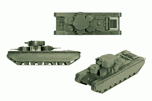 6203   З.  Советский тяжелый танк " Т-35 "