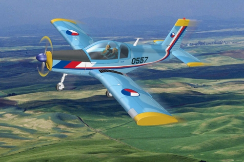 80282    HB.   Чешский самолет Злин Z-142