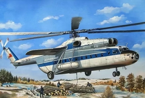 14508   В.   Советский тяжелый многоцелевой вертолет Миль Ми-6 (поздняя версия)